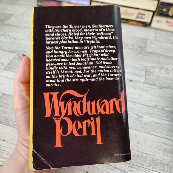 Wyndward Peril by Norman Daniels 1980 First Printing Warner Paperback Romance‎ - Picture 6 of 11